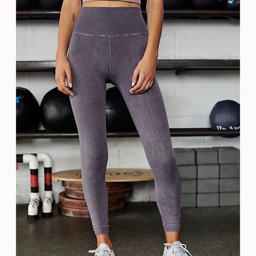 🆕 Free People Good Karma 7/8 High Rise Leggings - Picture 4 of 8